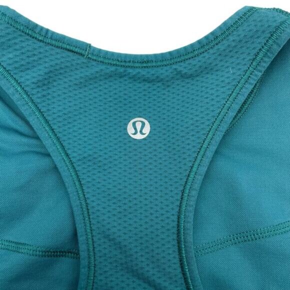 LULULEMON Ebb to Train Bra Top Sz 4 Laguna - Picture 4 of 5